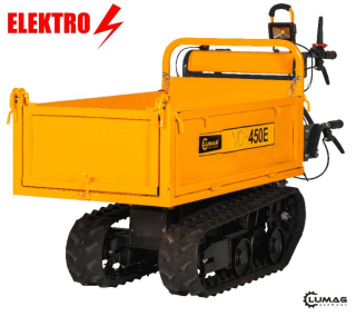 Mini dumper Elektrický MD-450E, 800 W, nosnost 450 kg Lumag