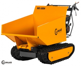 MiniDumper pásový, MD 500H, 9HP, 6,8 kW, nosnost 500 kg Lumag