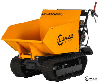 Minidumper pásový MD 500H-PRO, 6,8 kW, nosnost 500 kg Lumag