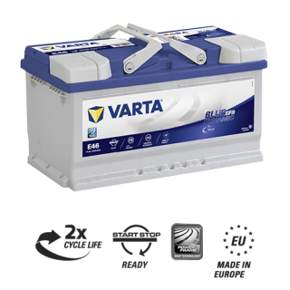 Baterie VARTA BLUE Dynamic EFB (START-STOP) 75 Ah / 575500 / E46