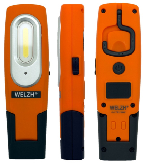 Mini multifunkční nabíjecí pracovní LED světlo, ORANGE, WELZH