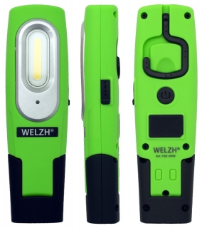 Mini multifunkční nabíjecí LED pracovní světlo, GREEN, WELZH
