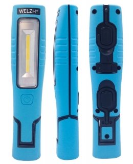 Multifunkční pracovní lampa COB 3W s horní lampou 3W, Welzh