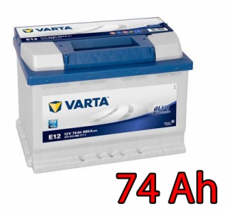 Baterie VARTA BLUE Dynamic 74 Ah / 574013 / E12