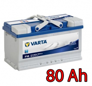 Baterie VARTA BLUE Dynamic 80 Ah / 580400 / F16