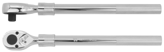 Ráčna teleskopická 3/4", 72 zubů, extra dlouhá 390 - 670 mm, s přepínací páčkou a vyhazovákem, Welzh