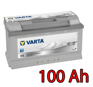Baterie VARTA SILVER Dynamic 100 Ah / 600402 / H3
