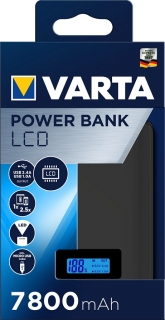 LCD Power banka 7800 mAh , 57970 , VARTA