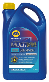 Morris Multivis ECO S 0W-20, plně syntetický motorový olej, 5l