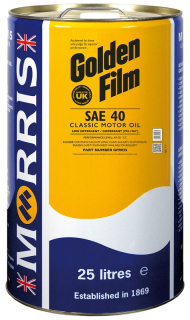 Morris Golden Film SAE 40 Classic Motor Oil, 25l