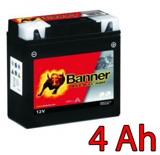 Baterie Banner BULL AGM 4 Ah / 504 12 / YTX5L-BS