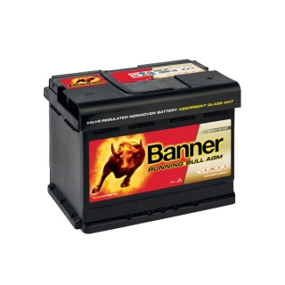 Autobaterie Banner Running Bull AGM 560 01, 60Ah, 12V