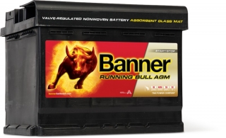 Autobaterie Banner Running Bull AGM 570 01, 70Ah, 12V