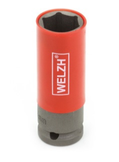 Nástrčná hlavice 21 mm, 6-ti hran, prodloužená, na Alu kola, Welzh