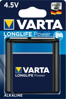 Baterie plochá 4,5 V LONGLIFE POWER 1 ks , typ normal , 4912 , VARTA