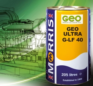 Morris Geo Ultra G-LF 40 - motorový olej pro plynové generátory, 205l