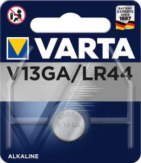 Knoflíková alkalická baterie V13GA/LR44 VARTA