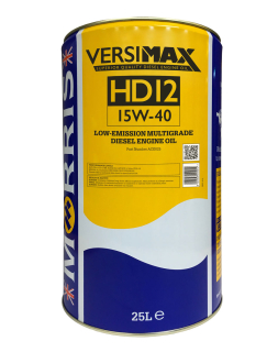 Morris Versimax HD12 15W-40 , moderní motorový olej pro výkonné diesely , 25 l