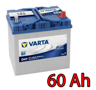 Baterie VARTA BLUE Dynamic 60 Ah, 560410, D47
