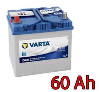 Baterie VARTA BLUE Dynamic 60 Ah / 560411 / D48