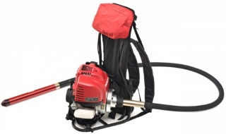Přenosný zádový mechanický vibrátor s motorovou pohonnou jednotkou, motor HONDA GX35, BackPack ENAR