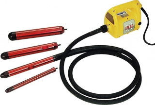 Ohebná hřídel 1 m s vibrační hlavicí 58 mm pro mechanický vibrátor betonu AVMU nebo FOX, TAX 1/AX 58 ENAR