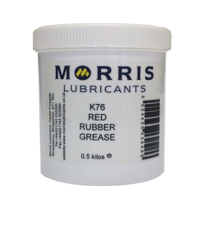 K76 Ruber Grease - plastické mazivo mezi gumu a kov, 500 g