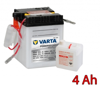 Motobaterie VARTA POWERSPORTS FRESHPACK 6 V , 4 Ah , 004014 , 6N4-2A-7