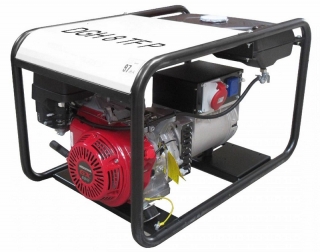 Profesionální třífázová elektrocentrála, benzínový generátor s výkonem 7,5 kVA, motor HONDA, DGH 8 TF P Dagartech