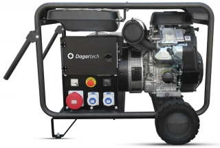 Profesionální třífázová elektrocentrála, benzínový generátor s výkonem 24 kVA, DGB 24 TF BC Dagartech