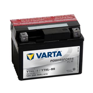 Motobaterie VARTA POWERSPORTS AGM 3 Ah , 12 V , 503 014 , YT4L-BS