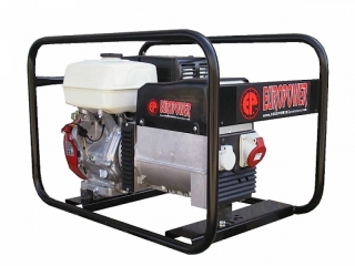 Profesionální třífázová elektrocentrála EP 6500 T s výkonem 7 kVA , s ručním startem , EUROPOWER