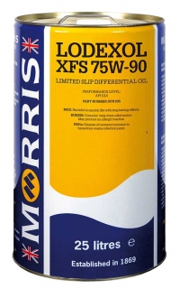 Morris Lodexol XFS 75W-90 , GL5 - vysoce výkonný olej pro převodovku a LSD diferenciál , 25 l