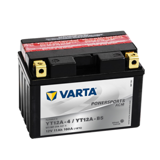Motobaterie VARTA POWERSPORTS AGM 11 Ah , 12 V , 511 901 , YT12A-BS