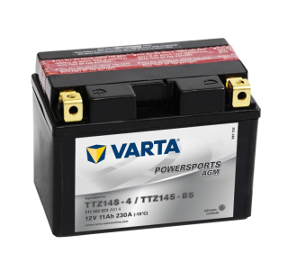 Motobaterie VARTA POWERSPORTS AGM 11 Ah , 511 902 , TTZ14S-BS