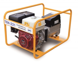Elektrocentrála se svářečkou, benzínový generátor, motor HONDA, 3,5 kVA, 200 DC, TRH-221 NTC