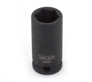Hlavice nástrčná 1", pro rázové utahováky, CrMo, 24 mm, Welzh