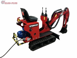 Mikrobagr , minirypadlo SPRINGER-E , 450 kg , 360 rotace, Elgo Plus