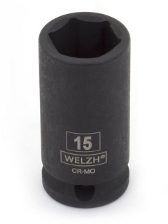 Hlavice nástrčná 3/8", 6-ti hran 9 mm, CrMo, Welzh