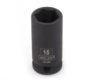 Hlavice nástrčná 3/8", 6-ti hran 18 mm, CrMo, Welzh