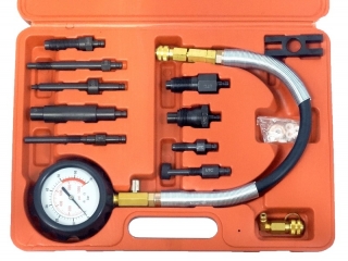 Sada pro testování komprese (kompresmetr) s adaptéry pro dieselové motory, Welzh