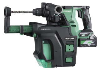 Aku vrtací kladivo DH36DPB , MULTI VOLT 36V , s bezuhlíkovým motorem , se systémem odsávání prachu , HIKOKI