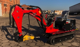 Mikrobagr , minirypadlo SPRINGER MAX-PRO , 850 kg , 360 rotace, Elgo Plus