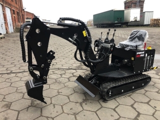 Mikrobagr , minirypadlo SPRINGER MAX-PRO-E , 850 kg , 360 rotace, Elgo Plus