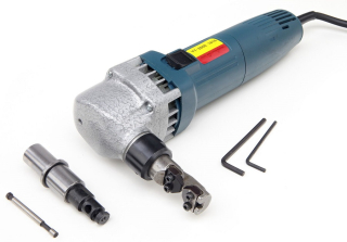 Prostřihovač plechu 380 W, 1,8 mm, dvě střihací hlavy, model 4-D