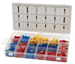 Kabelové koncovky 2.5 - 6 mm , 270 kusů