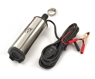 Nerezové ponorné čerpadlo / pumpa na olej, naftu a vodu, 60 W, 12/24 V