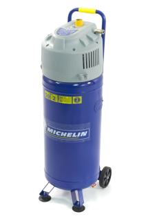 Bezolejový, vertikální, přímo hnaný kompresor, 8 barů, 50 l, 1,5 kW, 220 l/min, 230V, MICHELIN MVX 50/2