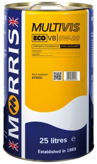 Morris Multivis ECO VB 0W-20, lehkoběžný, plně syntetický motorový olej, 25l