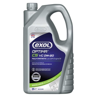 Exol Optima C5 VC 0W-20, plně syntetický motorový olej, 5l